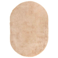 Tappeto Shaggy a Pelo Lungo NAVARRA Beige 300x200 cm poliestere