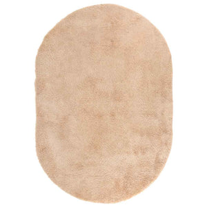 Tappeto Shaggy a Pelo Lungo NAVARRA Beige 300x200 cm poliestere