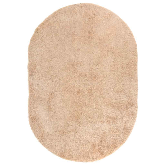 Tappeto Shaggy a Pelo Lungo NAVARRA Beige 300x200 cm poliestere