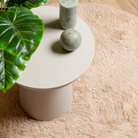 Tappeto Shaggy a Pelo Lungo NAVARRA Beige 300x200 cm poliestere