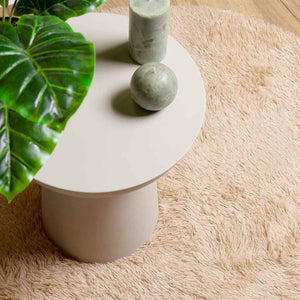 Tappeto Shaggy a Pelo Lungo NAVARRA Beige 300x200 cm poliestere