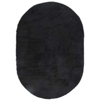 vidaXL Tappeto Shaggy a Pelo Lungo NAVARRA Nero 300x200 cm poliestere