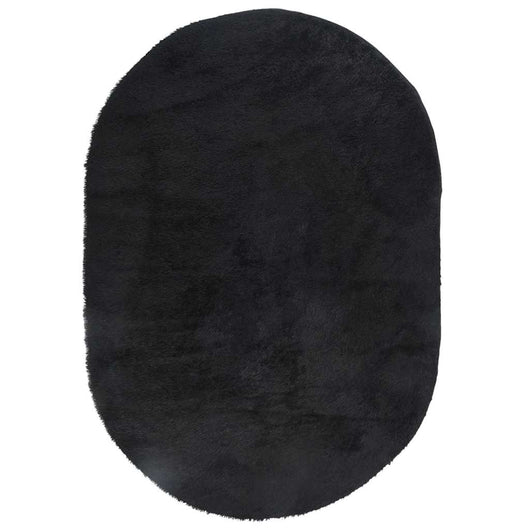 vidaXL Tappeto Shaggy a Pelo Lungo NAVARRA Nero 300x200 cm poliestere