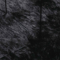 vidaXL Tappeto Shaggy a Pelo Lungo NAVARRA Nero 300x200 cm poliestere