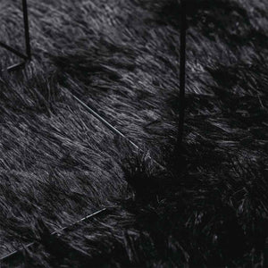 vidaXL Tappeto Shaggy a Pelo Lungo NAVARRA Nero 300x200 cm poliestere