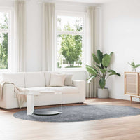 Tappeto Shaggy a Pelo Lungo NAVARRA Grigio Chiaro 300x200 cm