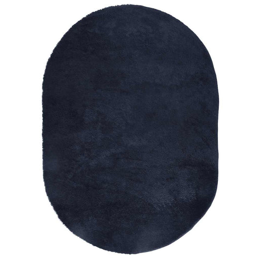 Tappeto Shaggy a Pelo Lungo NAVARRA Blu Marino 300x200 cm 4102939