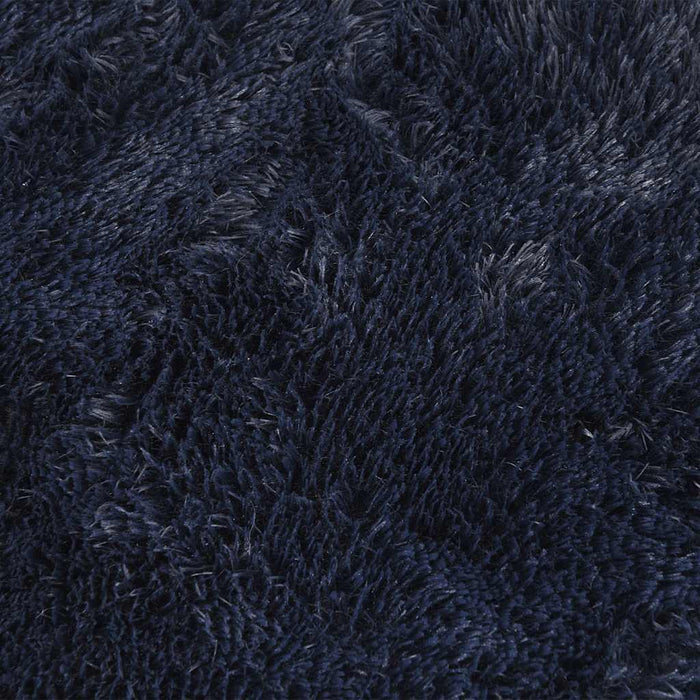 Tappeto Shaggy a Pelo Lungo NAVARRA Blu Marino 300x200 cm