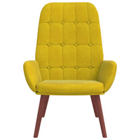 vidaXL Poltrona Relax Giallo in Velluto
