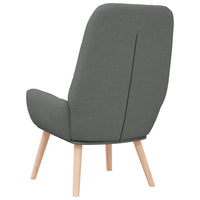 Sedia Relax Grigio Scuro in Tessuto 4102644