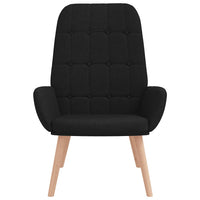 Sedia Relax Nera in Tessuto 4102647