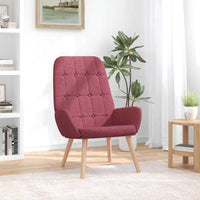 Sedia Relax Rosso Vino in Tessuto 4102649