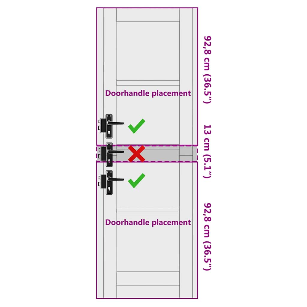 Porta Interna ORKDAL Marrone 61 x 198.5 cm Legno compensato 4102653