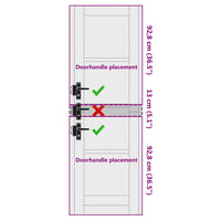 Porta Interna ORKDAL Marrone 61 x 198.5 cm Legno compensato 4102653