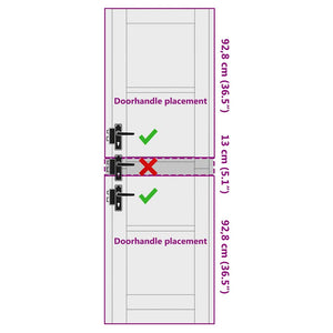 Porta Interna ORKDAL Marrone 61 x 198.5 cm Legno compensato 4102653