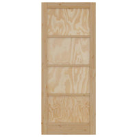 Porta Interna "ORKDAL" 83x202x4 cm Porta in Legno Massello di Pino 4102665