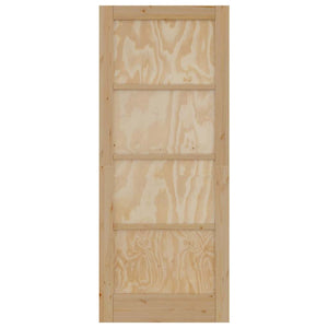 Porta Interna "ORKDAL" 83x202x4 cm Porta in Legno Massello di Pino 4102665