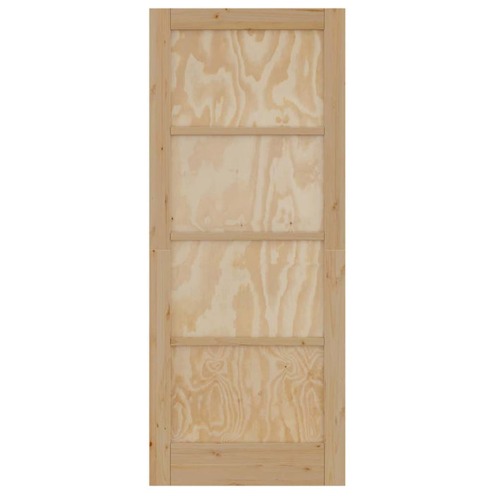 Porta Interna "ORKDAL" 83x202x4 cm Porta in Legno Massello di Pino 4102665