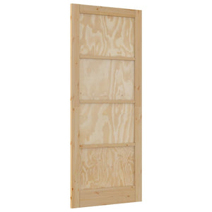 Porta Interna 'ORKDAL'86x211x4 cm in Legno Solido di Pino 4102673