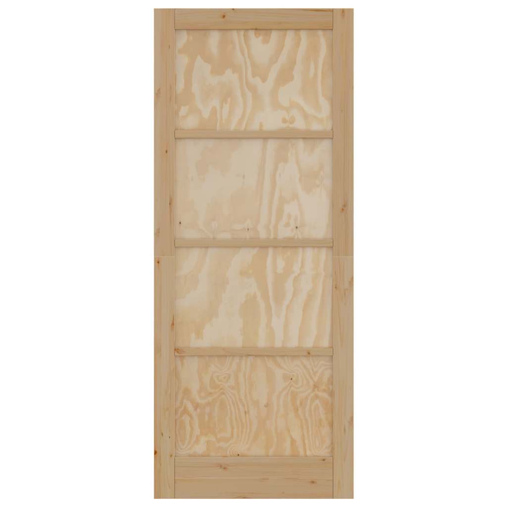 Porta Interna 'ORKDAL'86x211x4 cm in Legno Solido di Pino 4102673