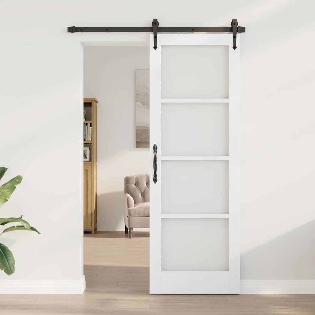 Porta Interna con Vetro ORKDAL Bianco 73.5 x 211 cm 4102686