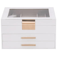 Portagioie 3 Strati Bianco 23x20,5x14 cm 4103557