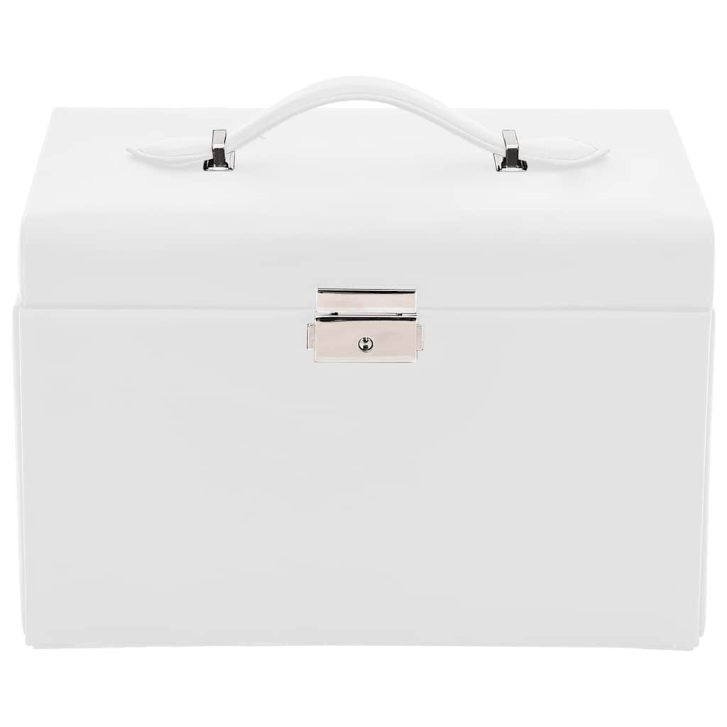 Portagioie a 3 Strati con Specchio Bloccabile 26x18x17,5 cm 4103558