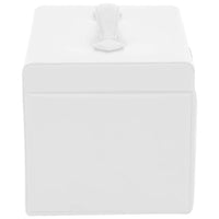 vidaXL Portagioie a 3 Strati con Specchio Bloccabile 26x18x17,5 cm