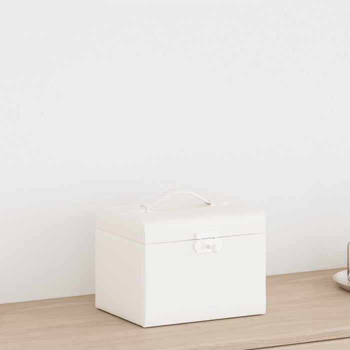 Portagioie a 4 Strati con Specchio Bloccabile 22,5x17,5x16,5 cm 4103560