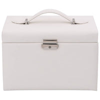 Portagioie a 4 Strati con Specchio Bloccabile 22,5x17,5x16,5 cm