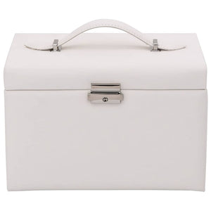 Portagioie a 4 Strati con Specchio Bloccabile 22,5x17,5x16,5 cm