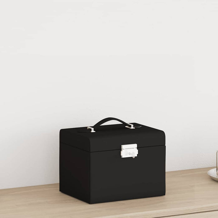 Portagioie a 4 Strati con Specchio Bloccabile 22,5x17,5x16,5 cm 4103561