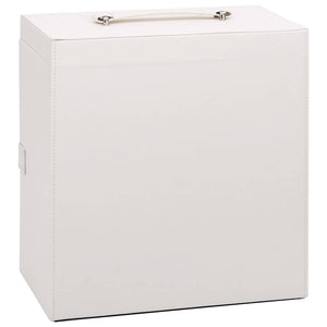 Portagioie a 5 Strati con Specchio Chiudibile a Chiave Bianco 4103562