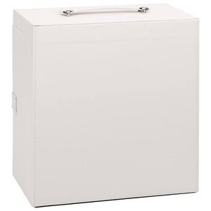 Portagioie a 5 Strati con Specchio Chiudibile a Chiave Bianco 4103562