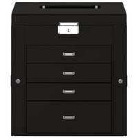 Portagioie a 5 Strati con Specchio Chiudibile a Specchio Nero 4103563