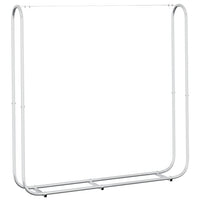 vidaXL Rastrelliera per Legna 150x25x150 cm in Acciaio Zincato