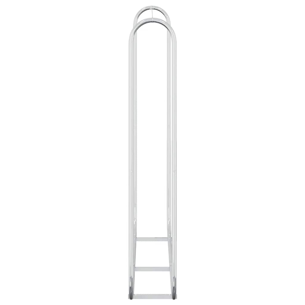 vidaXL Rastrelliera per Legna 150x25x150 cm in Acciaio Zincato