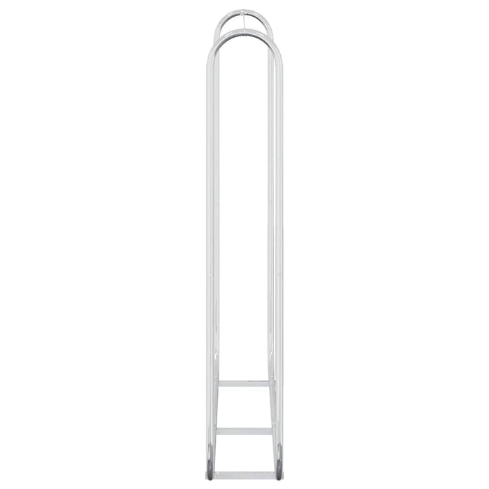 vidaXL Rastrelliera per Legna 150x25x150 cm in Acciaio Zincato