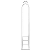 vidaXL Rastrelliera per Legna 200x25x150 cm in Acciaio Zincato