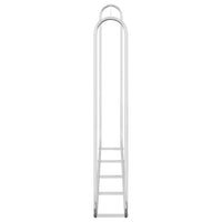 vidaXL Rastrelliera per Legna 250x25x150 cm in Acciaio Zincato