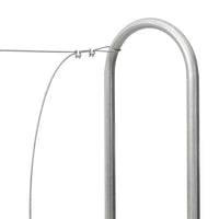 vidaXL Rastrelliera per Legna 250x25x150 cm in Acciaio Zincato