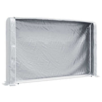 vidaXL Rastrelliera per Legna con Copertura Antipioggia 150x25x150 cm