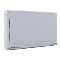 vidaXL Rastrelliera per Legna con Copertura Antipioggia 150x25x150 cm