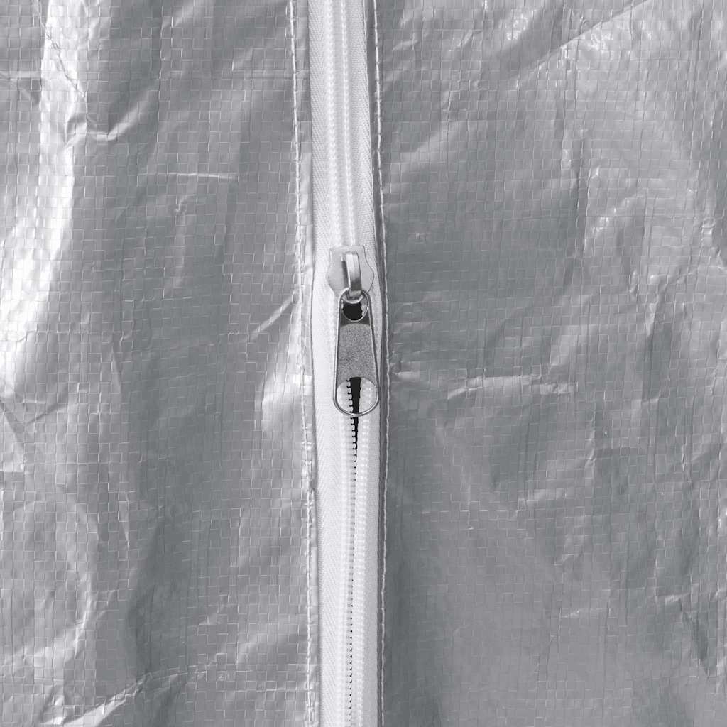 vidaXL Rastrelliera per Legna con Copertura Antipioggia 150x25x150 cm