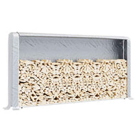 Rastrelliera per Legna con Filo d'Acciaio Acciaio Zincato 4100712