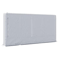 vidaXL Rastrelliera per Legna con Filo d'Acciaio Acciaio Zincato