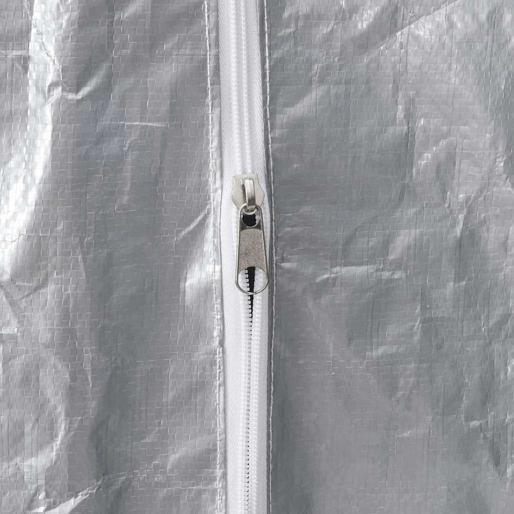 vidaXL Rastrelliera per Legna con Filo d'Acciaio Acciaio Zincato