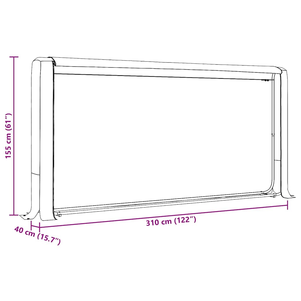 vidaXL Rastrelliera per Legna con Filo d'Acciaio Acciaio Zincato