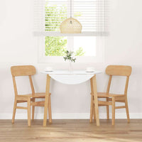 Sedie da Pranzo 2 pz in Legno Massello di Hevea 4102438