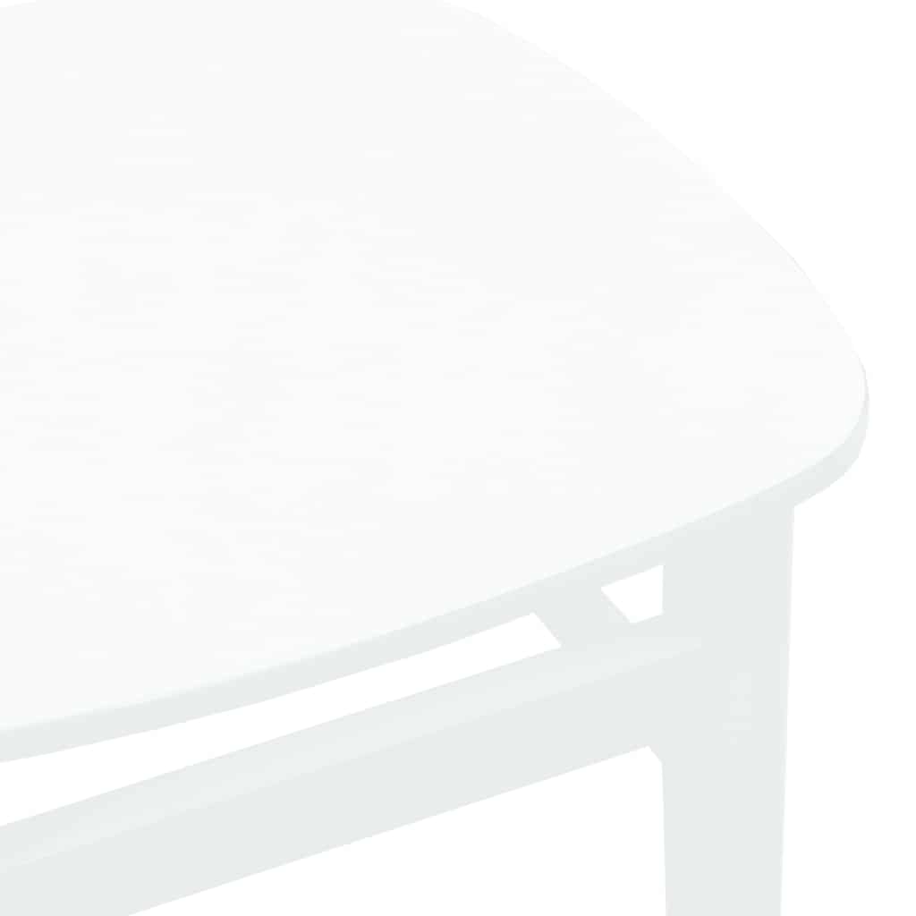 Sedie da Pranzo 2 pz Bianche in Legno Massello di Hevea 4102441